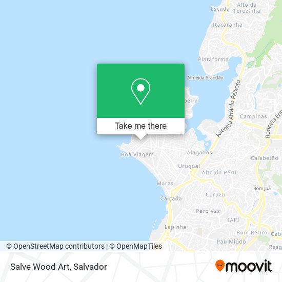 Mapa Salve Wood Art