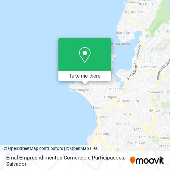 Mapa Emal Empreendimentos Comercio e Participacoes