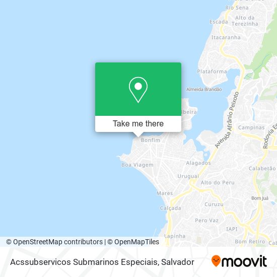 Mapa Acssubservicos Submarinos Especiais