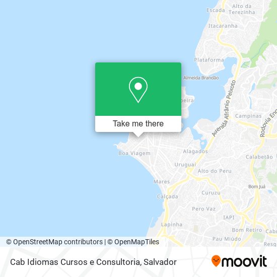 Mapa Cab Idiomas Cursos e Consultoria