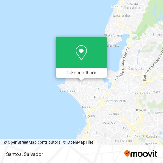 Mapa Santos