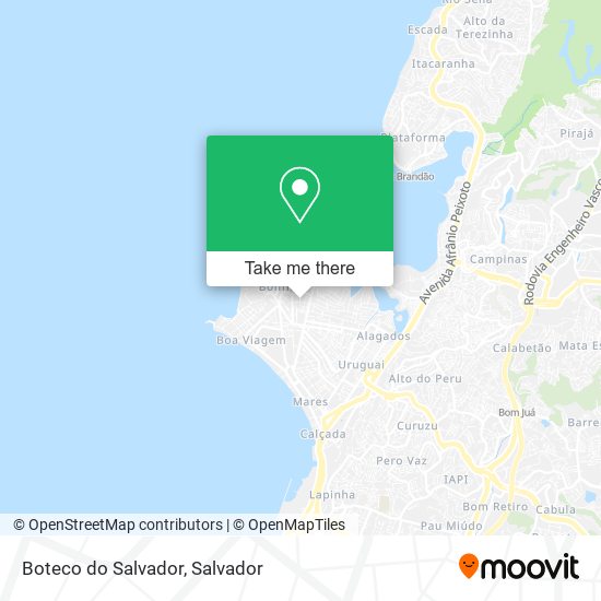 Mapa Boteco do Salvador