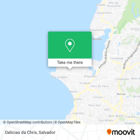 Mapa Delicias da Chris