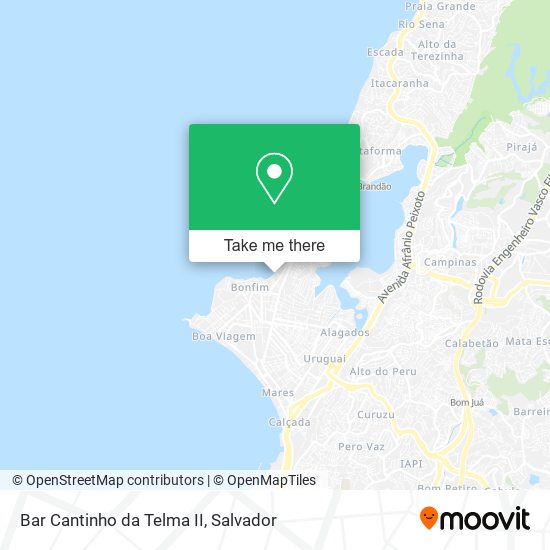 Bar Cantinho da Telma II map