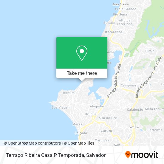 Terraço Ribeira Casa P Temporada map
