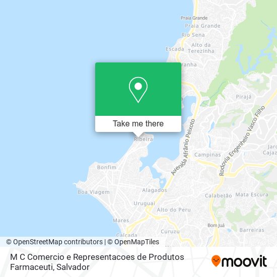 M C Comercio e Representacoes de Produtos Farmaceuti map