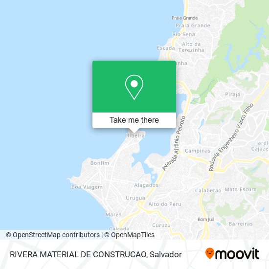 Mapa RIVERA MATERIAL DE CONSTRUCAO