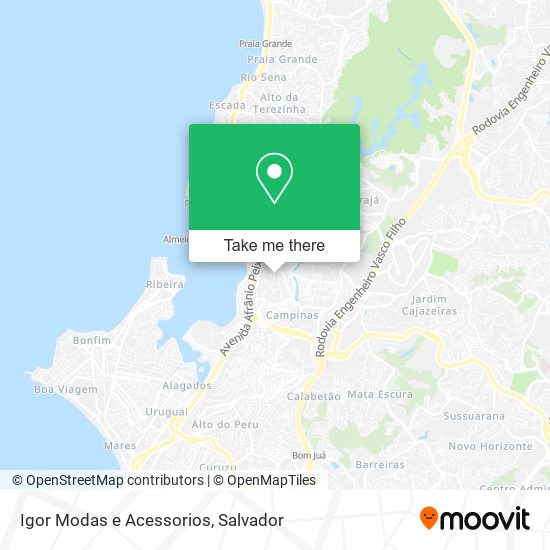 Igor Modas e Acessorios map