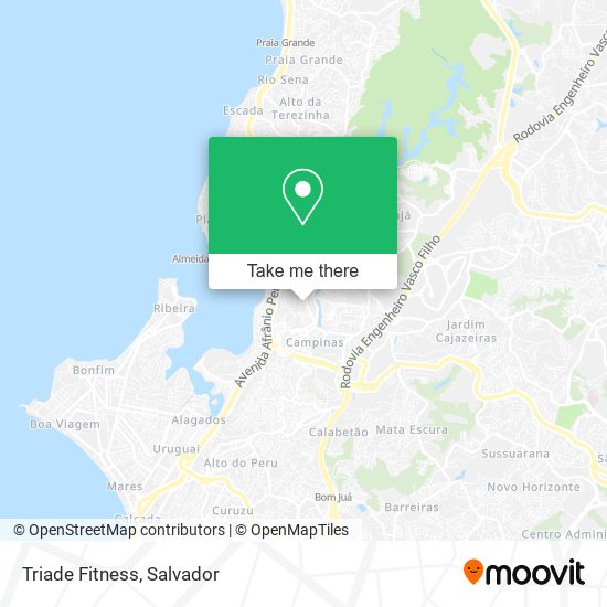 Triade Fitness map