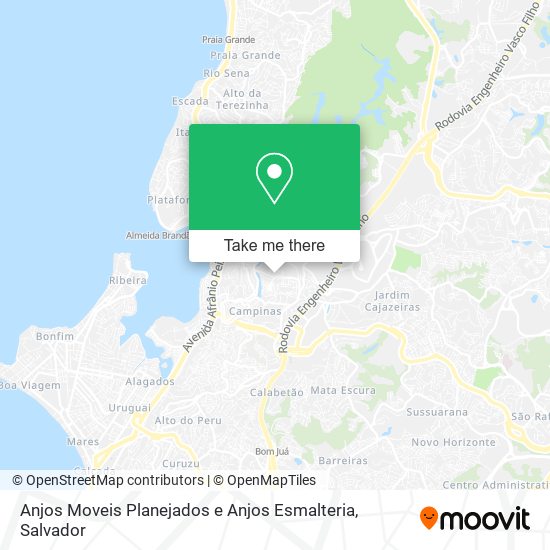 Anjos Moveis Planejados e Anjos Esmalteria map