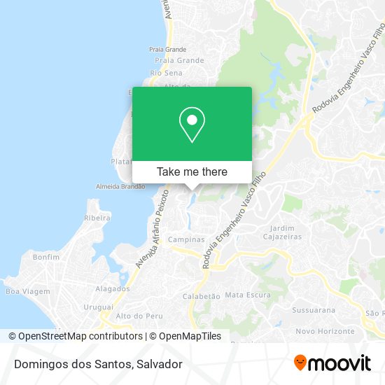 Mapa Domingos dos Santos