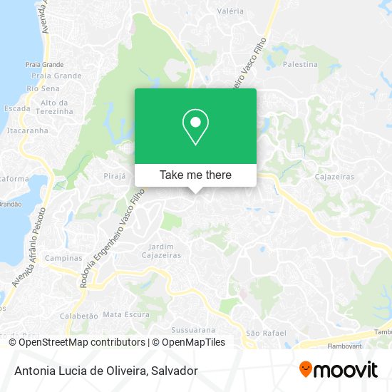 Antonia Lucia de Oliveira map