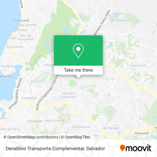 Mapa Deraldino Transporte Complementar