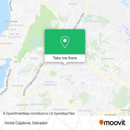 Mapa Hotel Cajalove