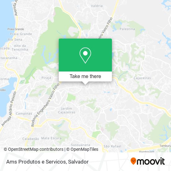 Ams Produtos e Servicos map