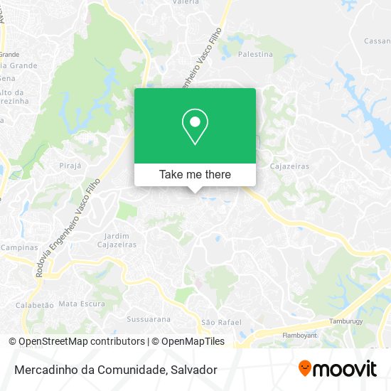 Mercadinho da Comunidade map