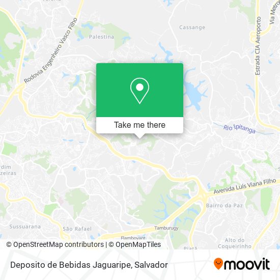 Deposito de Bebidas Jaguaripe map