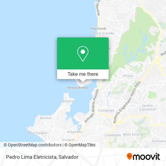 Mapa Pedro Lima Eletricista