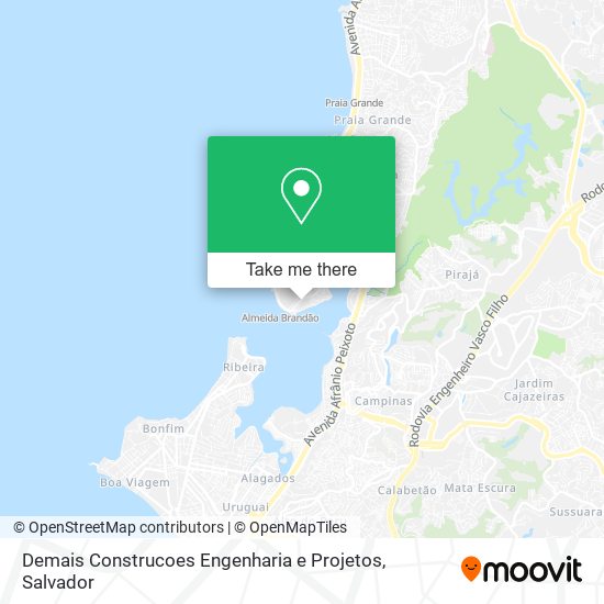 Mapa Demais Construcoes Engenharia e Projetos