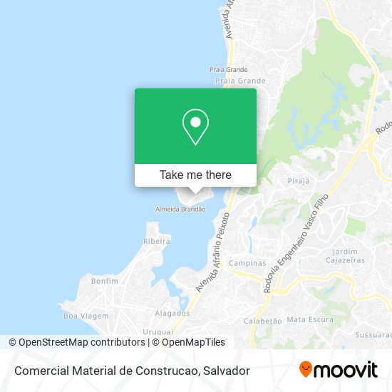 Comercial Material de Construcao map
