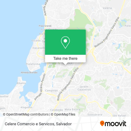 Celere Comercio e Servicos map