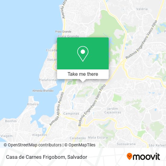 Casa de Carnes Frigobom map