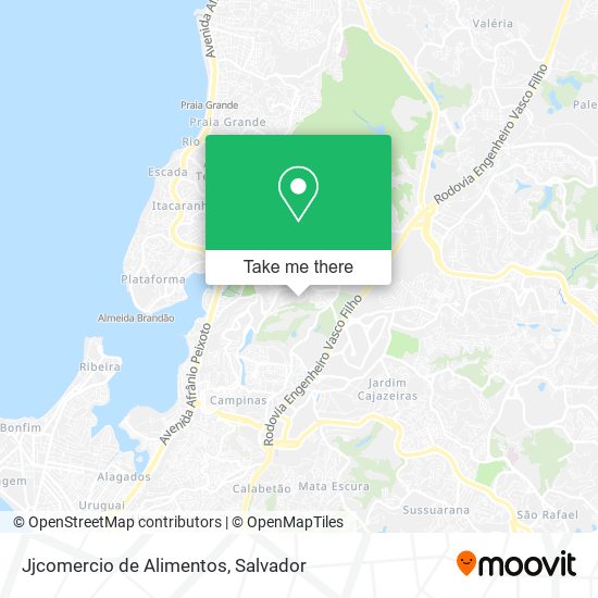 Jjcomercio de Alimentos map