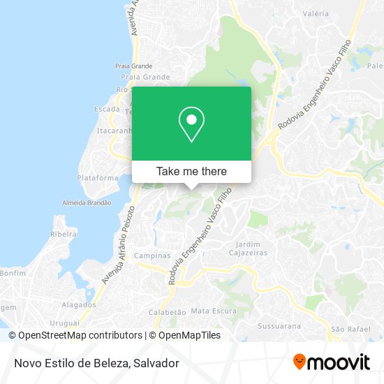 Novo Estilo de Beleza map