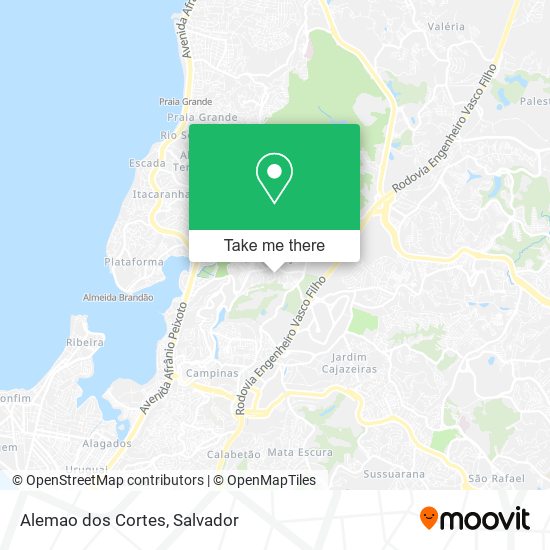 Mapa Alemao dos Cortes