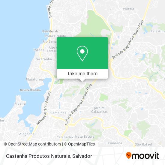 Castanha Produtos Naturais map
