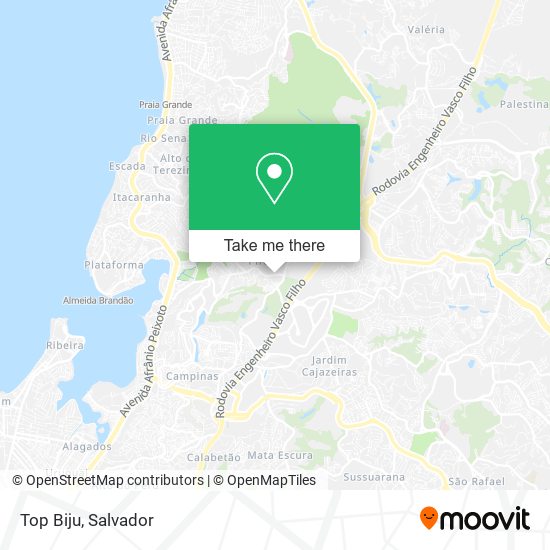 Top Biju map