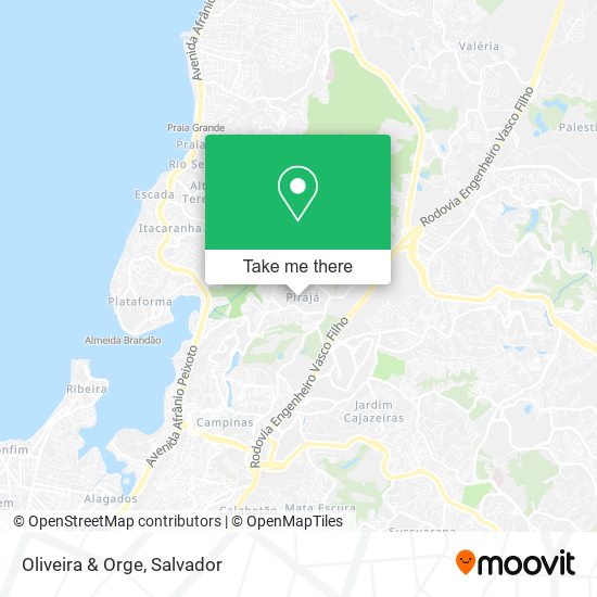 Mapa Oliveira & Orge