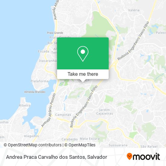 Mapa Andrea Praca Carvalho dos Santos