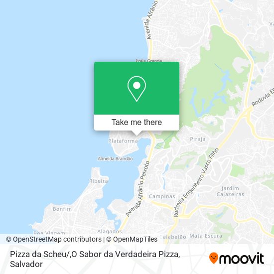 Mapa Pizza da Scheu / ,O Sabor da Verdadeira Pizza