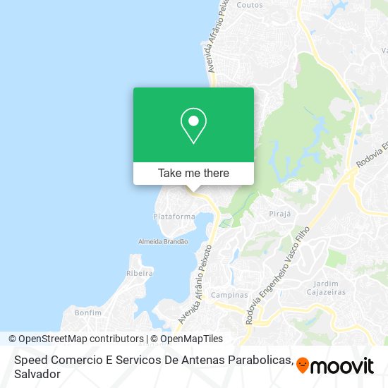 Speed Comercio E Servicos De Antenas Parabolicas map