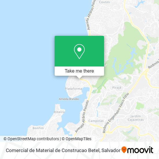 Comercial de Material de Construcao Betel map