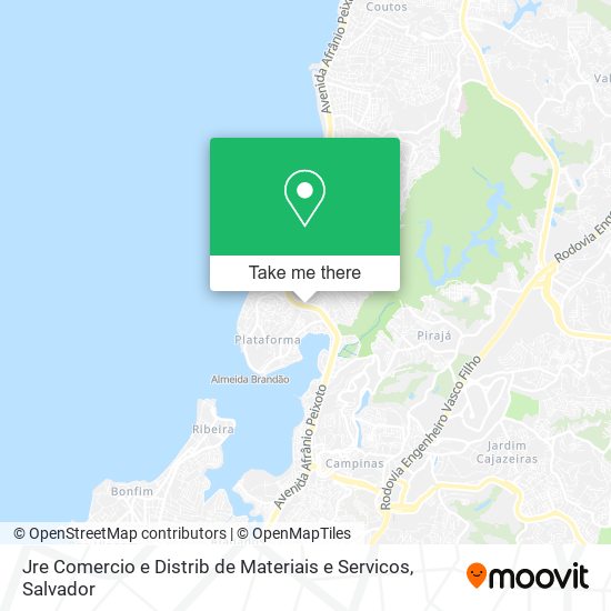 Jre Comercio e Distrib de Materiais e Servicos map