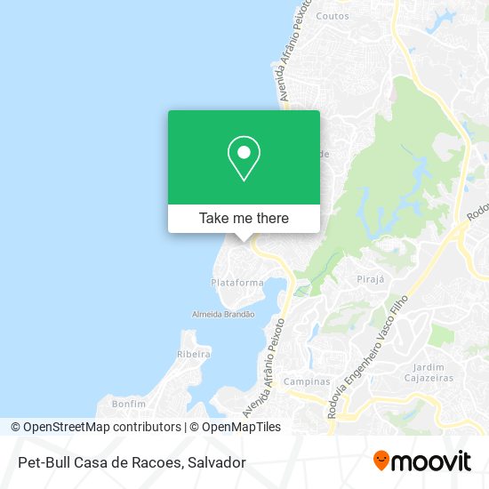 Mapa Pet-Bull Casa de Racoes