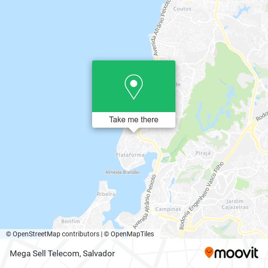 Mapa Mega Sell Telecom