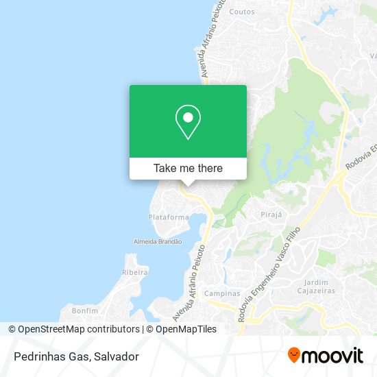 Mapa Pedrinhas Gas