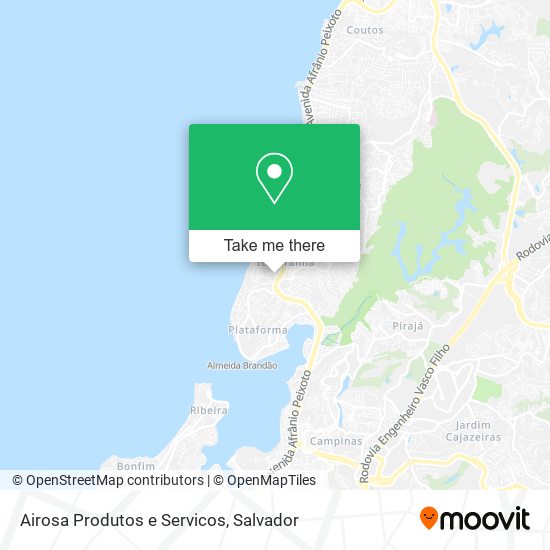 Airosa Produtos e Servicos map