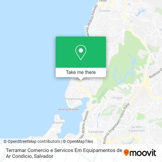 Mapa Terramar Comercio e Servicos Em Equipamentos de Ar Condicio