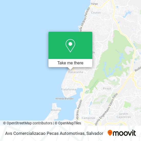 Mapa Avs Comercializacao Pecas Automotivas