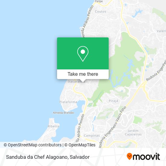 Sanduba da Chef Alagoano map