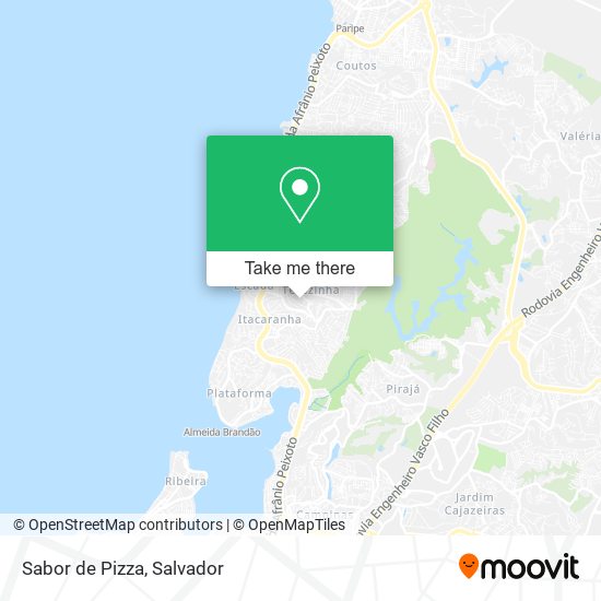 Mapa Sabor de Pizza