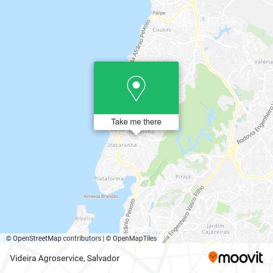 Videira Agroservice map