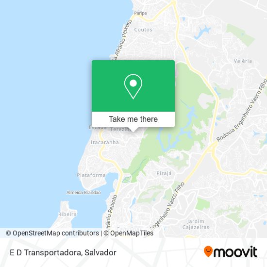 E D Transportadora map