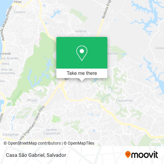 Casa São Gabriel map