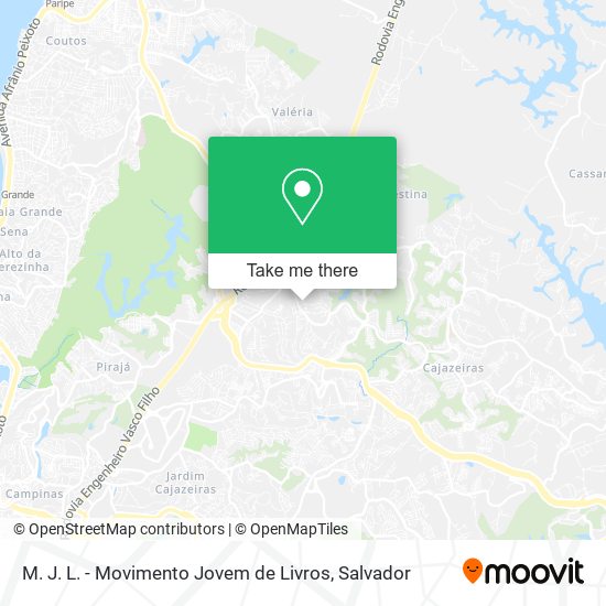 Mapa M. J. L. - Movimento Jovem de Livros