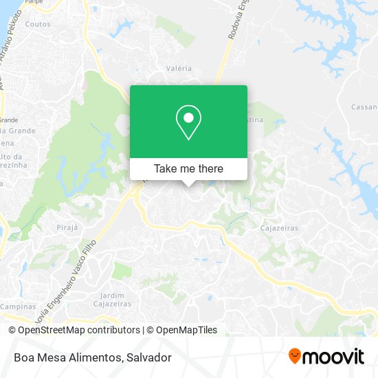 Mapa Boa Mesa Alimentos